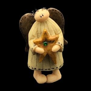 Honey And Me Lisa Liffick May Birthstone Mini Angel Resin Figurine Primitive